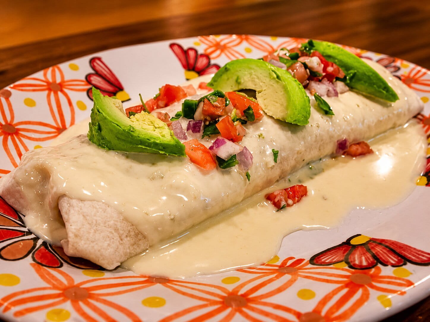Burrito Jalisco served at Los Bandidos