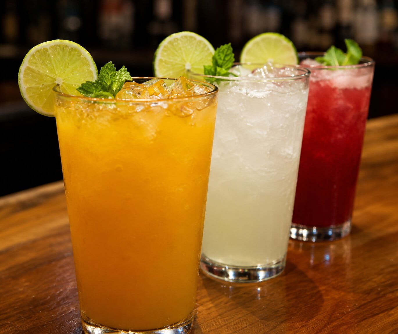 Refreshing mojitos served at Los Bandidos